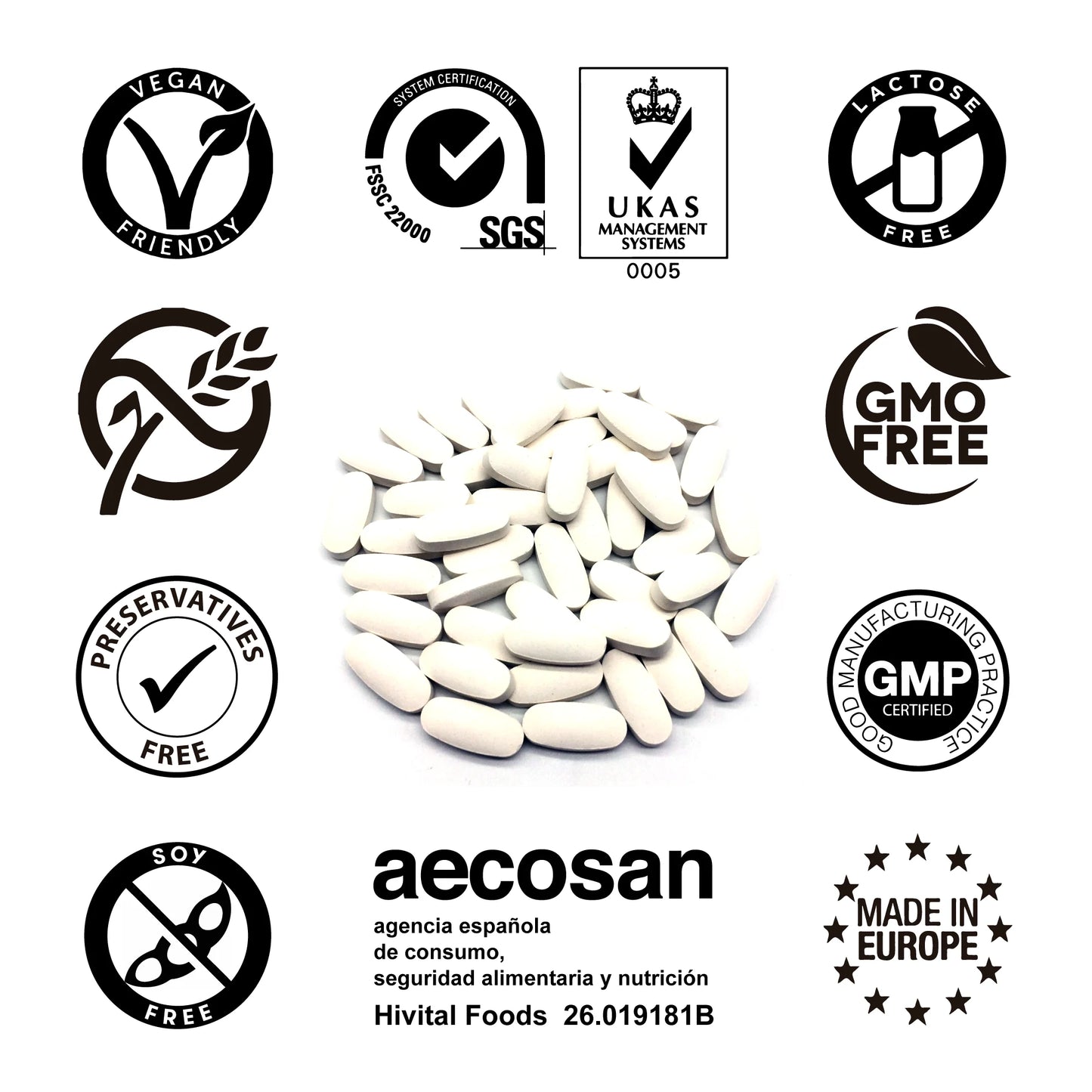 Magnesio Citrato Puro 200 mg | 240 Comprimidos (8 Meses) – Alta Absorción y Calidad Premium
